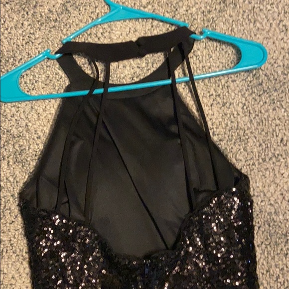 Black Sequin Dress - Picture 3 of 5